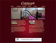 Tablet Screenshot of colebrookbandb.co.uk